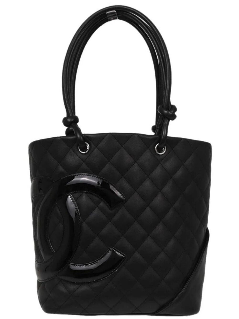 Chanel Black Calfskin Cambon Ligne Tote Handbag - Picture 1 of 16